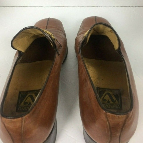 Calzature Di Lusso Verbano Men\'s Brown Shoe Size 8 main image 2